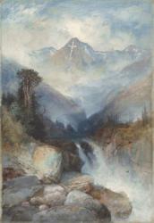 Mountain of the Holy Cross, 1890 (watercolour and gouache over graphite) | Obraz na stenu
