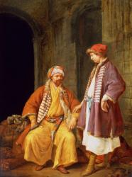 Two Merchants Conversing | Obraz na stenu