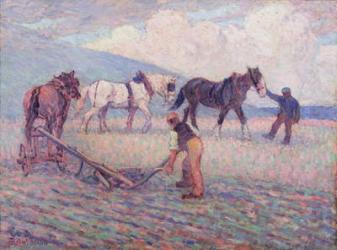 The Turn-Rice Plough, c.1909 (oil on canvas) | Obraz na stenu