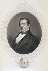 Washington Irving, from 'The History of the United States', Vol. II, by Charles Mackay (engraving) | Obraz na stenu