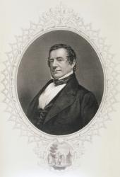 Washington Irving, from 'The History of the United States', Vol. II, by Charles Mackay (engraving) | Obraz na stenu