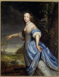Portrait of Madame de la Sabliere (oil on canvas) | Obraz na stenu