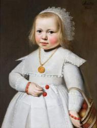 Portrait of a Two-Year Old Girl, 1636 (oil on panel) | Obraz na stenu