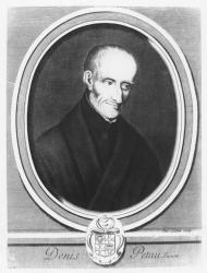 Portrait of Denis Pétau (engraving) | Obraz na stenu