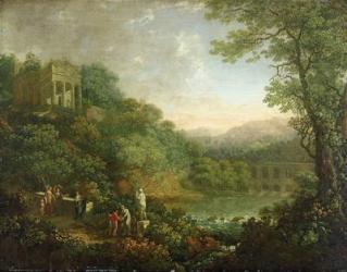 Ideal Landscape, 1776 (oil on canvas) | Obraz na stenu