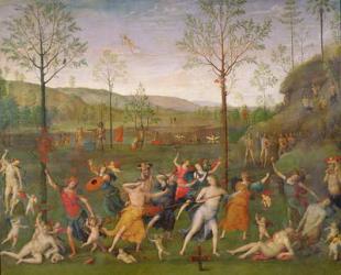 The Battle of Love and Chastity, after 1503 (oil on canvas) | Obraz na stenu