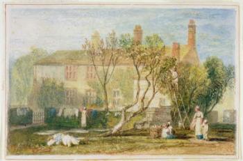 Steeton Manor House, near Farnley, c.1815-18 (w/c on paper) | Obraz na stenu