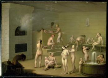 Russian Bath, 1825 (oil on canvas) | Obraz na stenu
