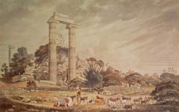 Temple of Apollo at Didyma (w/c) | Obraz na stenu