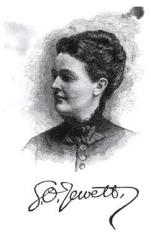 Sarah Orne Jewett (1849-1909) (engraving) (b&w photo) | Obraz na stenu