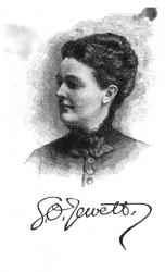 Sarah Orne Jewett (1849-1909) (engraving) (b&w photo) | Obraz na stenu