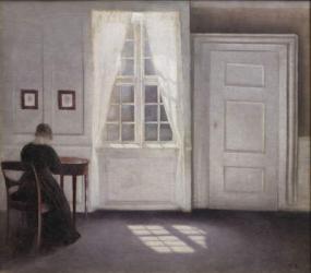 Living in Strand Street with sunshine on the floor, 1901 (oil on canvas) | Obraz na stenu