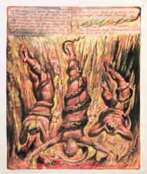 The First Book of Urizen; "As the stars are apart from the earth", 1794 (colour-printed relief etching) | Obraz na stenu