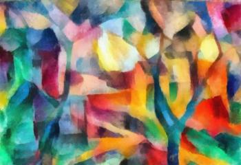 Green window,2017,(mixed media) | Obraz na stenu