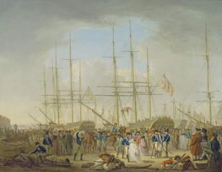 Hussars Embarking at Deptford (oil on canvas) | Obraz na stenu