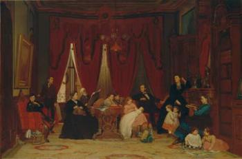 The Hatch Family, 1870-71 (oil on canvas) | Obraz na stenu