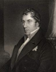 George Hamilton Gordon, engraved by Thomas Woolnoth (1785-1857) from 'National Portrait Gallery, volume III', published c.1835 (litho) | Obraz na stenu