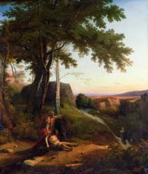 The Good Samaritan, 1834 (oil on canvas) | Obraz na stenu