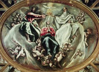 Coronation of the Virgin, 1597-1603 (oil on canvas) | Obraz na stenu