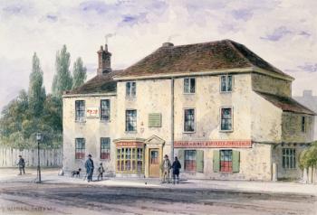 Pied Bull Public House, 1848 (w/c on paper) | Obraz na stenu