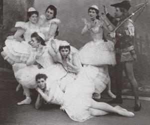 Swan Lake, Mariinsky Theatre, 1895 (b/w photo) | Obraz na stenu