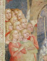 Fragments of heads (fresco) | Obraz na stenu