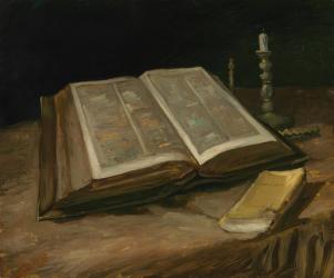 Still Life with Bible, 1885 (oil on canvas) | Obraz na stenu