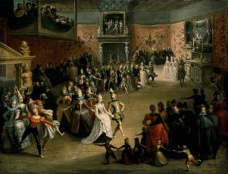The Court Ball, 1604 (oil on canvas) | Obraz na stenu