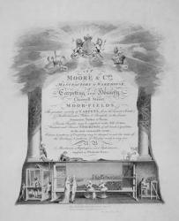 Moore & Co. Trade Card (engraving) | Obraz na stenu