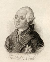 Frederick North, 2nd Earl of Guildford, from 'Crabb's Historical Dictionary', published 1825 (litho) | Obraz na stenu