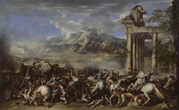 Heroic Battle, 1652 (oil on canvas) | Obraz na stenu