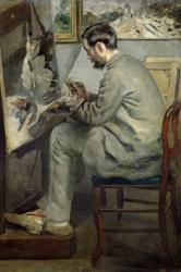 Frederic Bazille at his Easel, 1867 (oil on canvas) | Obraz na stenu