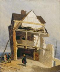 Ruined House, c.1807-10 (oil on millboard mounted on panel) | Obraz na stenu