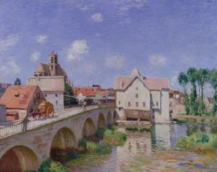 The Bridge at Moret, 1893 (oil on canvas) | Obraz na stenu