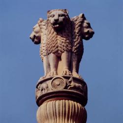 Detail from an Ashoka Pillar (photo) | Obraz na stenu