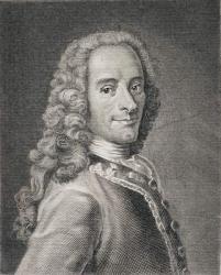 Francois Marie Arouet de Voltaire (1694-1778) (engraving) | Obraz na stenu