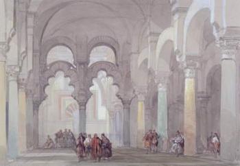 The Mosque at Cordova, 1833 (w/c with gouache over graphite on paper) | Obraz na stenu