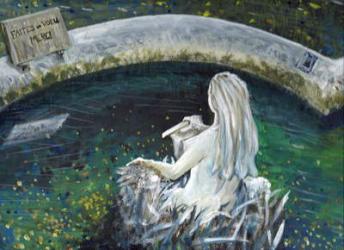 Mermaid of Laignes, 2006, (acrylic on canvas board) | Obraz na stenu