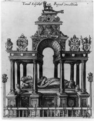 The Tomb of Elizabeth I, 1620 (engraving) | Obraz na stenu