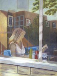 Just Passing By (oil on canvas) | Obraz na stenu