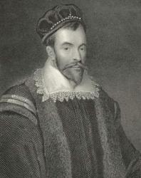 William Maitland of Lethington (c.1528-73) (engraving) | Obraz na stenu