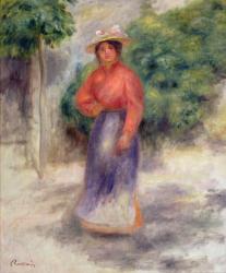 Gabrielle in the garden, c.1905 ? (oil on canvas) | Obraz na stenu