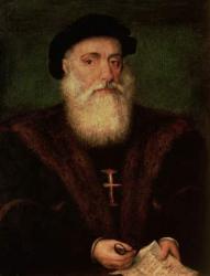 Portrait presumed to be of Vasco da Gama (1469-1524) c.1524 | Obraz na stenu