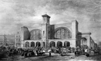King's Cross Station, c.1852 (engraving) | Obraz na stenu