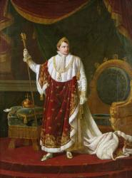Portrait of Napoleon (1769-1821) in his Coronation Robes, 1811 (oil on canvas) | Obraz na stenu