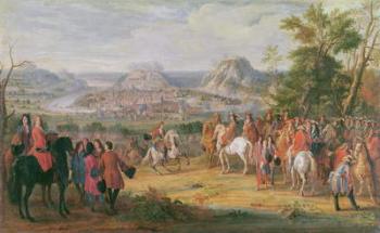 Louis XIV at the Siege of Besançon in May 1674 (oil on canvas) | Obraz na stenu