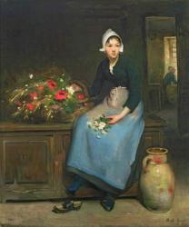 The Young Flower Seller, 1882 | Obraz na stenu