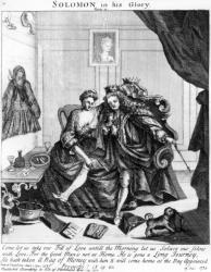Solomon in his Glory, circa 1738 (etching) | Obraz na stenu