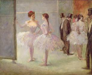 Dancers in the Wings at the Opera, c.1900 (oil on canvas) | Obraz na stenu