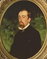 Portrait of Vasiliy Polenov (1844-1927), 1877 (oil on canvas) | Obraz na stenu